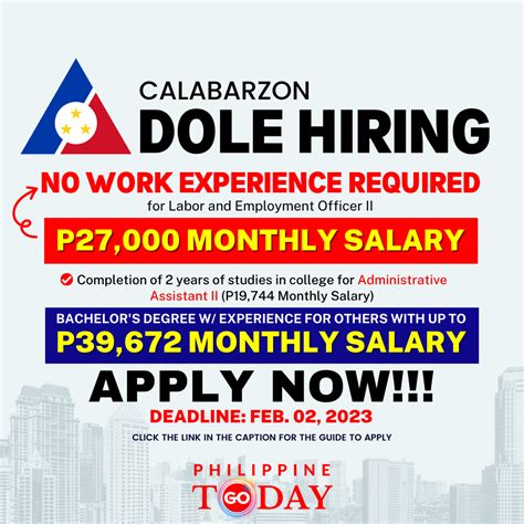 dole e filing services calabarzon